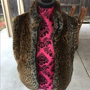 Cheeta/tiger print Vest